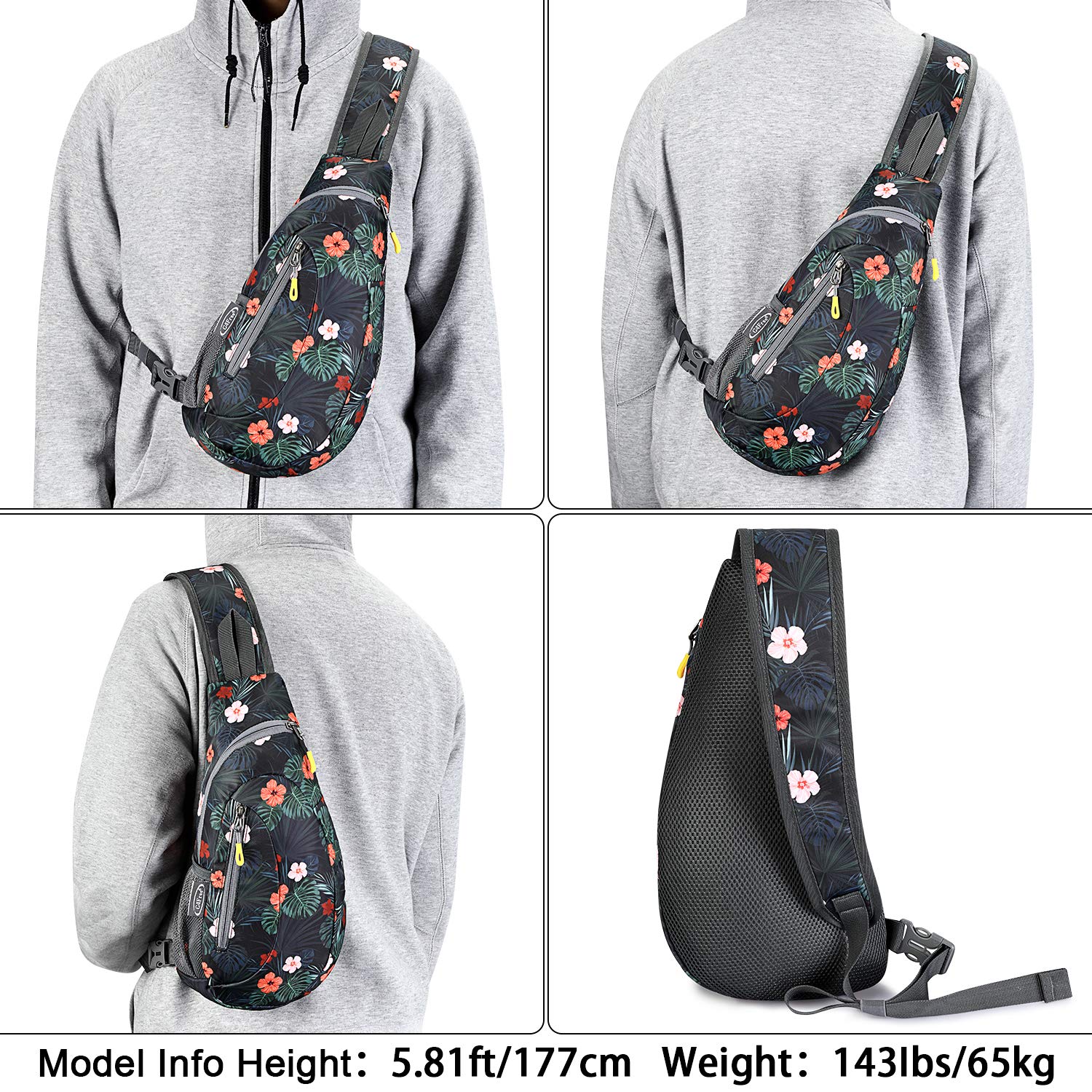 G4Free G4Free Sling Bags Men Shoulder Backpack Small Cross Body Chest Sling Backpack