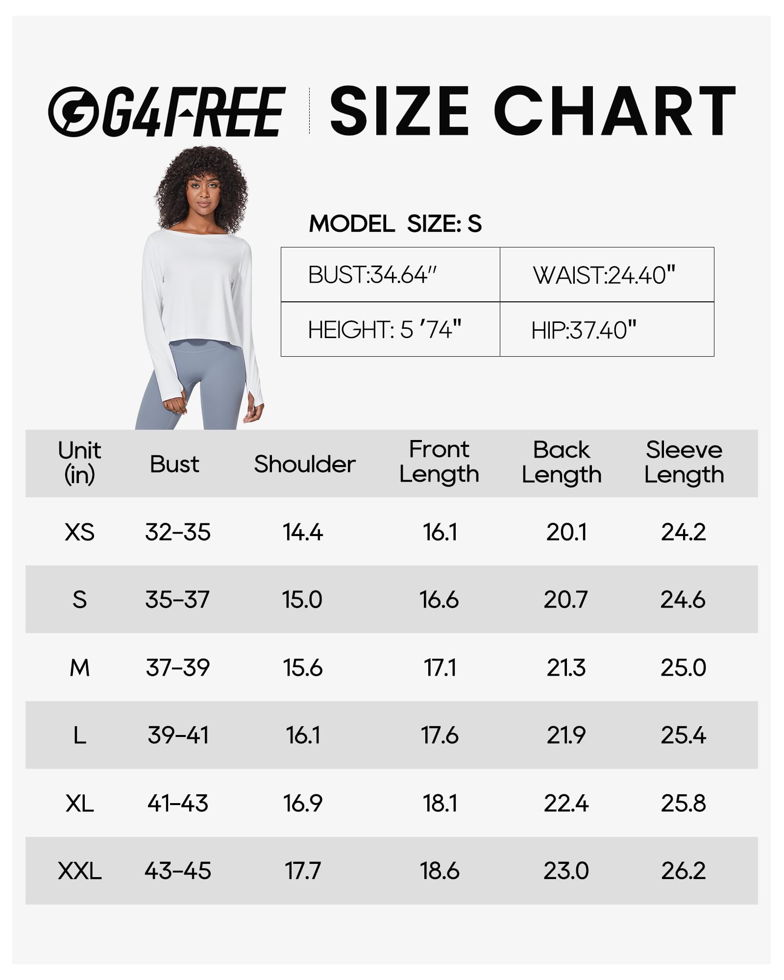 G4Free Activewear Boatneck Crop Workout Long Sleeve