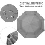 G4Free G4Free 62 Inch Portable Automatic Open Oversize Vented Double Canopy Umbrellas