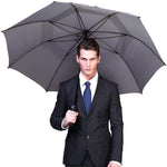 G4Free G4Free Automatic Open Golf Umbrella Double Canopy Vented Stick Umbrellas