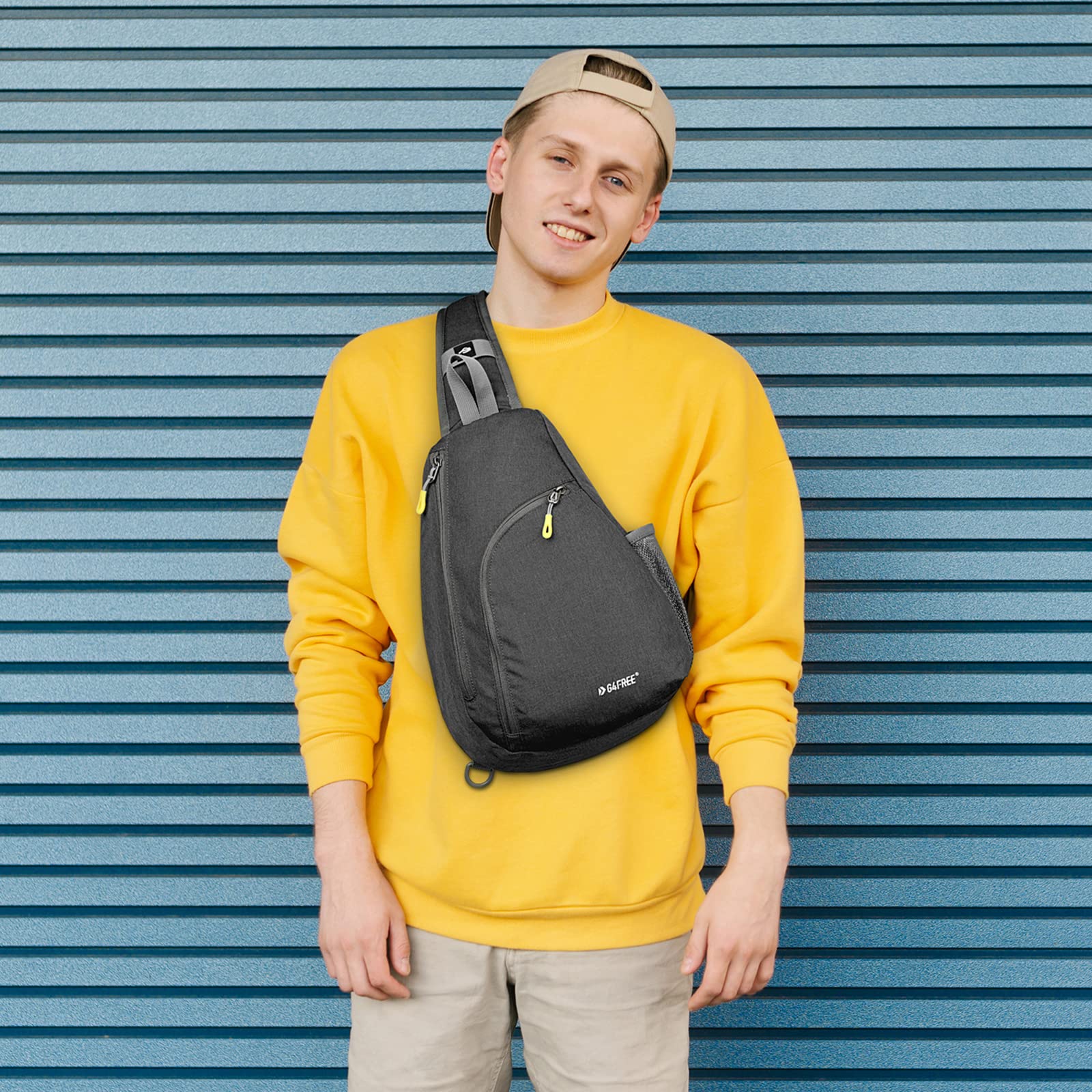 G4Free G4Free RFID Sling Bag Crossbody Backpack