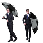 G4Free G4Free Automatic Open Golf Umbrella Double Canopy Vented Stick Umbrellas