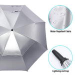 G4Free G4Free 72 Inch Oversized Vented Double Canopy Umbrella for Family