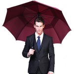 G4Free G4Free Automatic Open Golf Umbrella Double Canopy Vented Stick Umbrellas