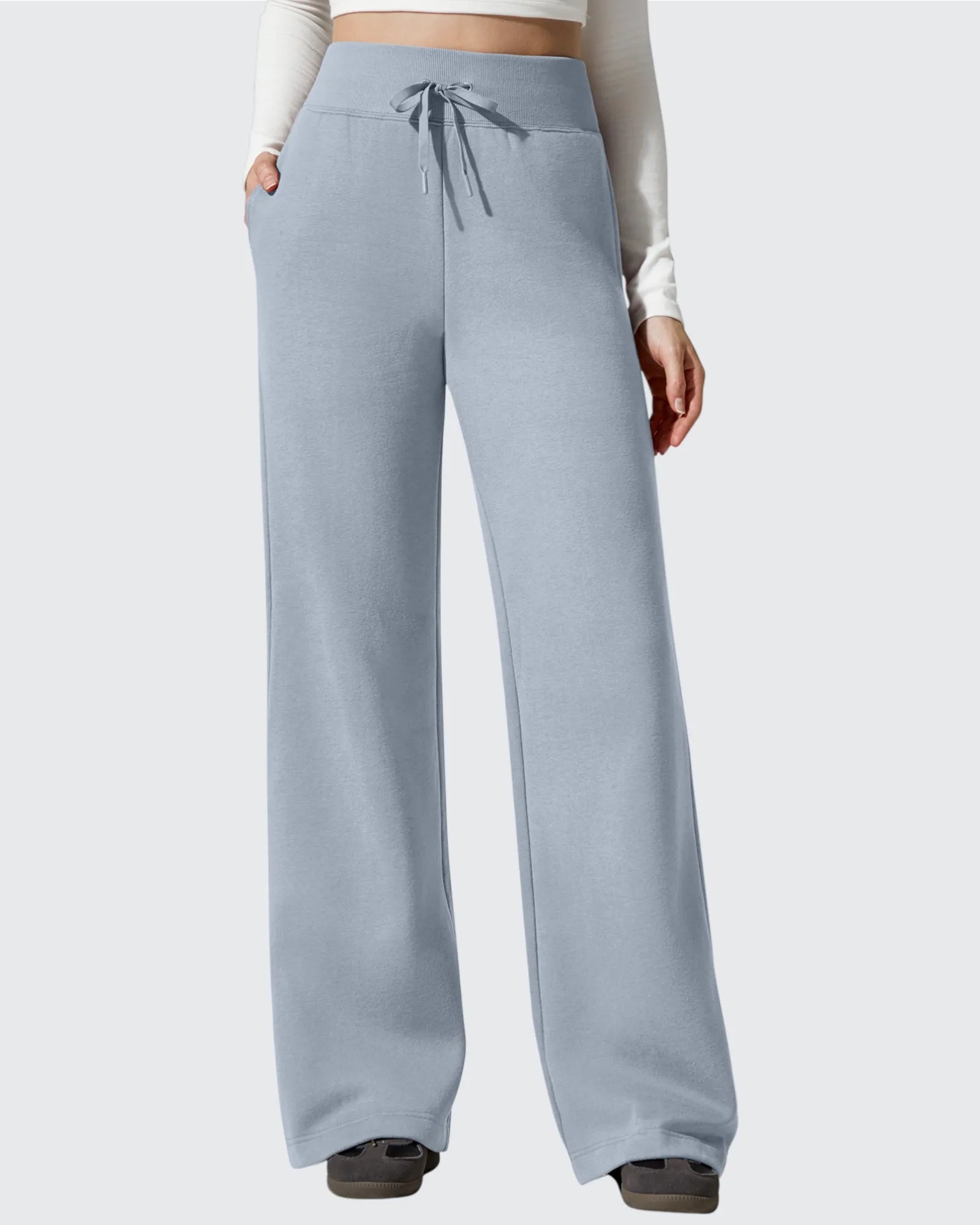 Flurrylux Fleece Lined Drawstring Cotton Thermal Pants