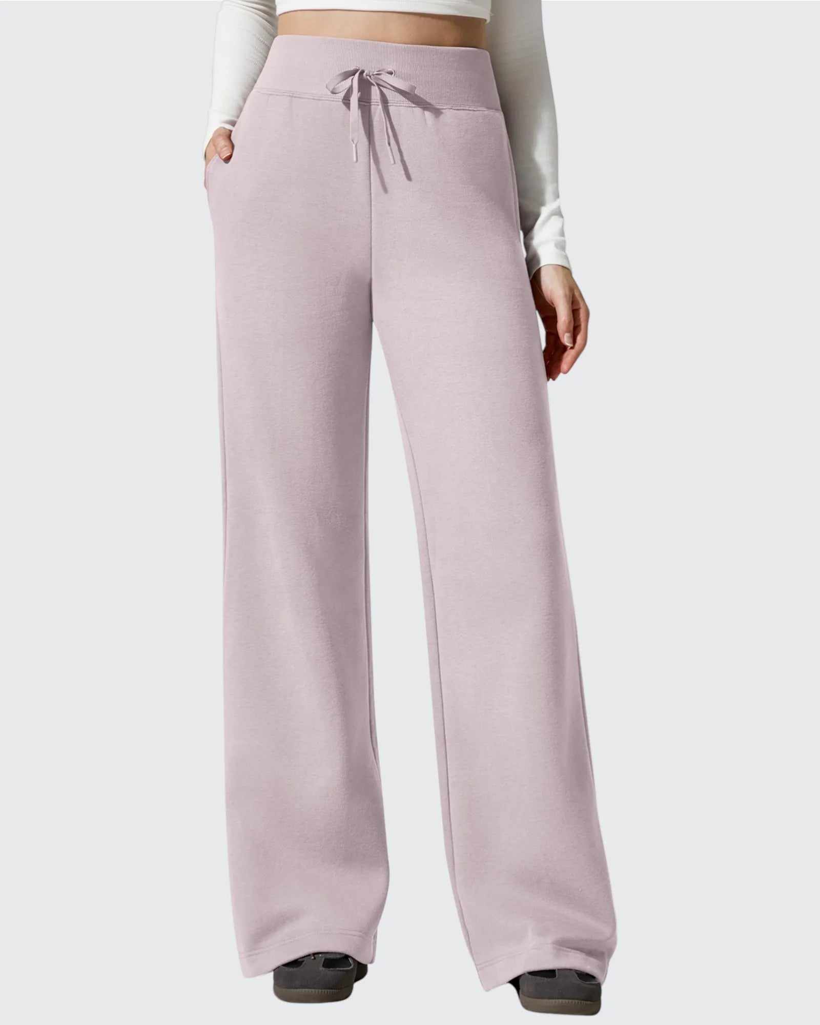 Flurrylux Fleece Lined Drawstring Cotton Thermal Pants
