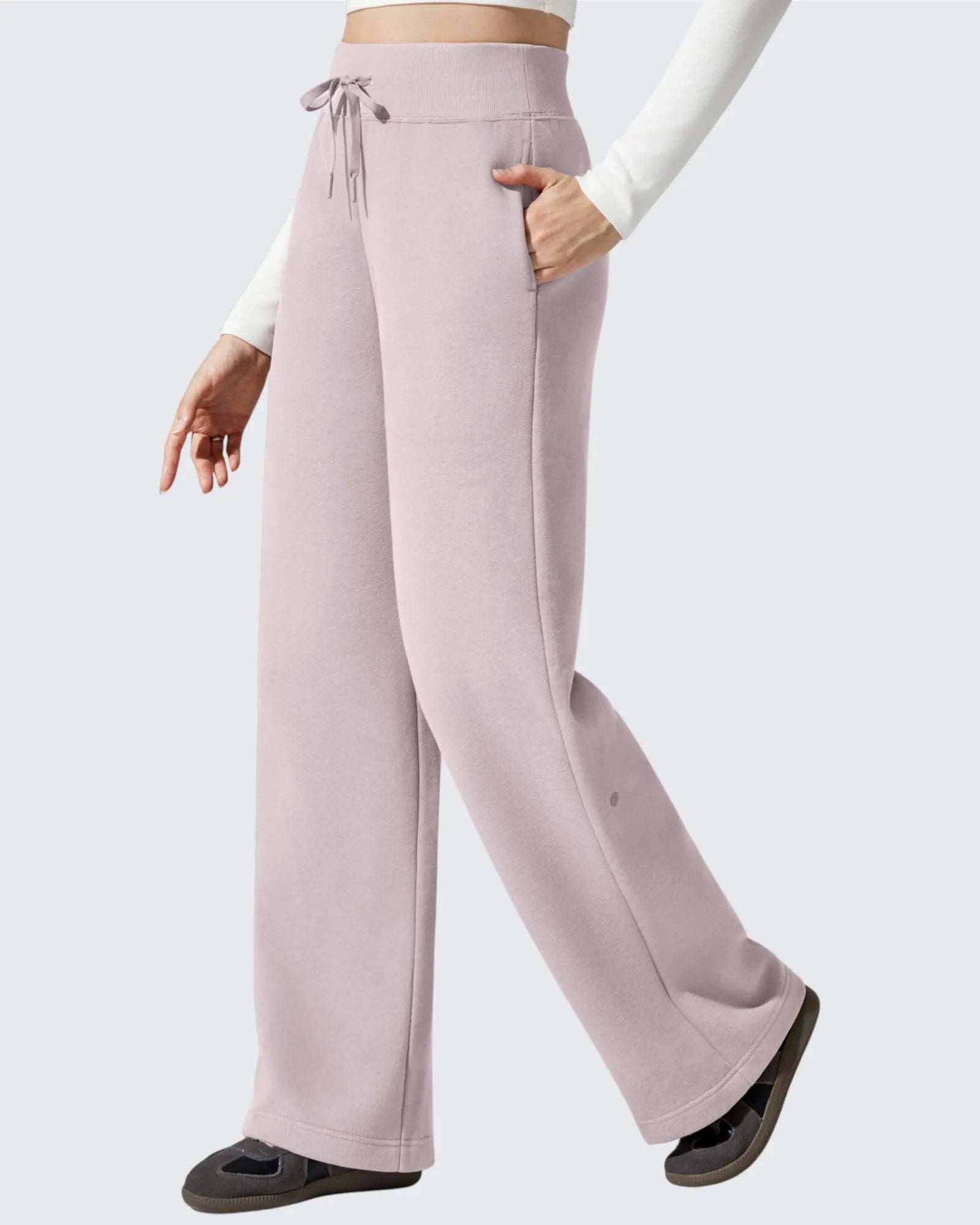 Flurrylux Fleece Lined Drawstring Cotton Thermal Pants