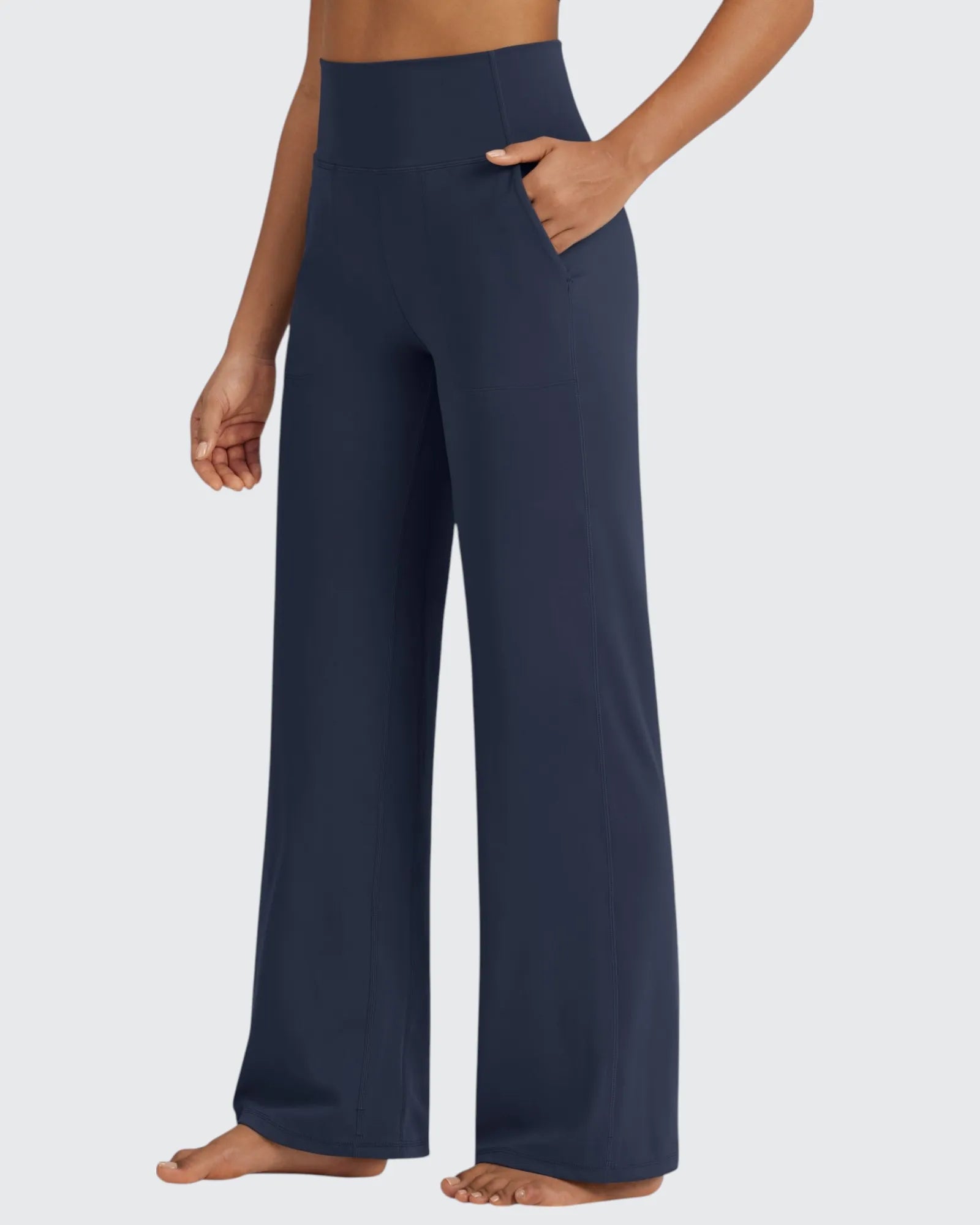 BareFeel Seamless High-Waist Dressy Pants Petite - G4Free