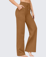 EverGoing Business Casual High-Waist Wide Leg Pants Petite - G4Free