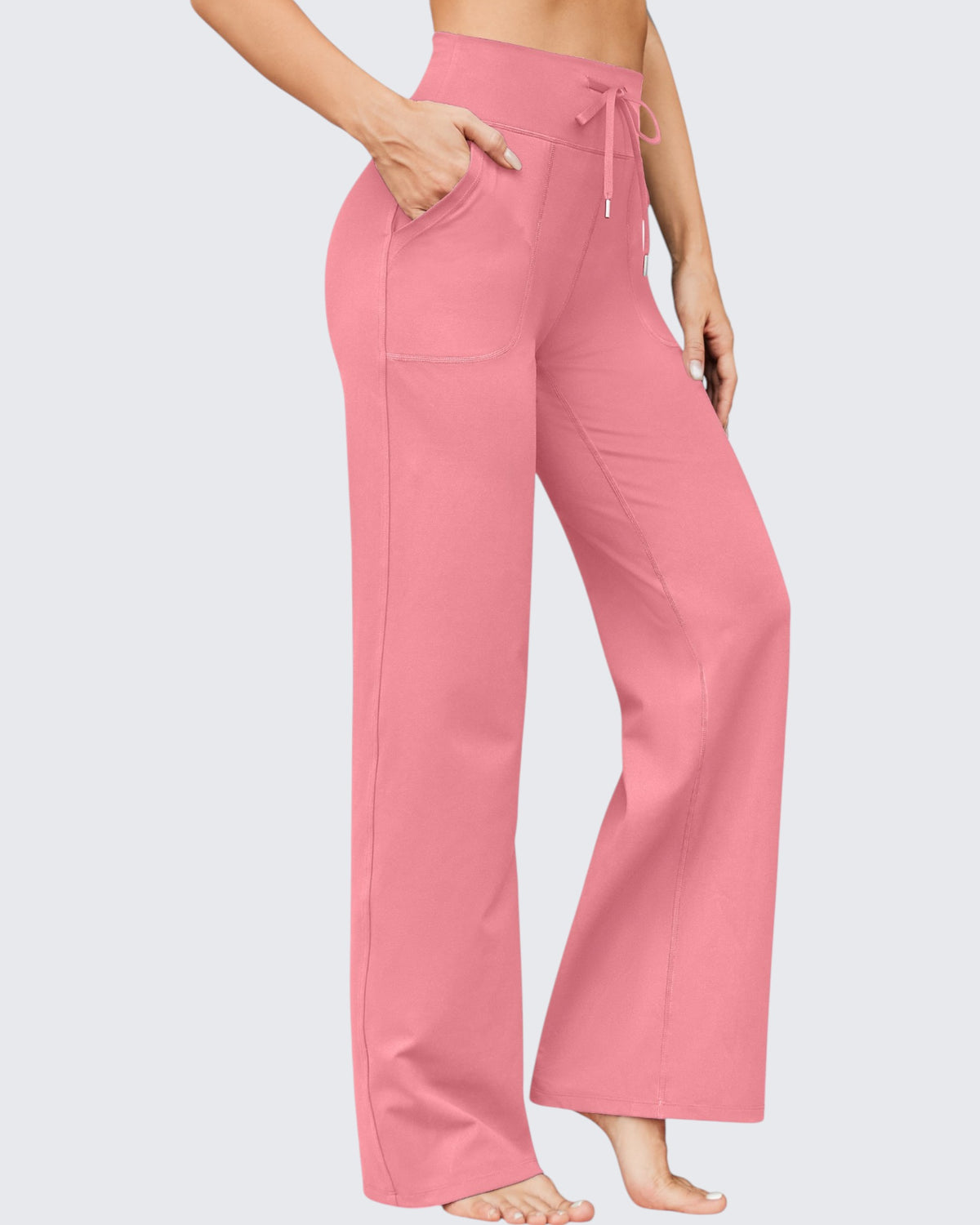 EverGoing Business Casual High-Waist Wide Leg Pants Petite - G4Free