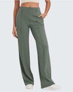 EverGoing Business Front Pleats Wide Leg Pants - G4Free