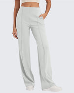 EverGoing Business Front Pleats Wide Leg Pants - G4Free