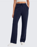 Smoofit Mid-Waist Wide Leg Sweatpants Petite - G4Free