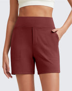 EverGoing High-Waist Burmuda Athletic Shorts 5'' - G4Free