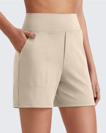EverGoing High-Waist Burmuda Athletic Shorts 5'' - G4Free