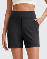 EverGoing High-Waist Burmuda Athletic Shorts 5'' - G4Free