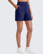 EverGoing High-Waist Burmuda Athletic Shorts 5'' - G4Free