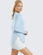 G4Free Activewear Scoop Neck UV Sun Workout Long Sleeve