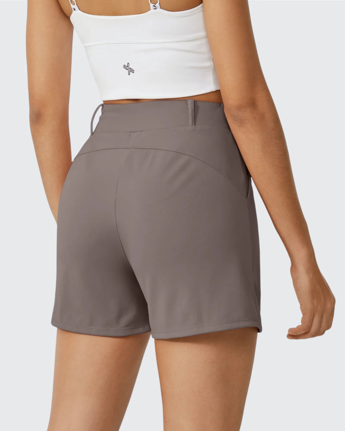 EverGoing High-Waist Belted Pleated Casual Dressy Shorts - G4Free