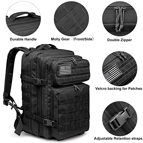 G4Free - 45L Men's Military Tactical Backpack Bug Out Bag -D02V667B