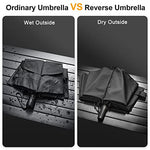 G4Free Activewear - G4Free 62 Inch Large 10 Ribs Compact Reverse Windproof Umbrella -TN22A110A-TN22A110B-TN22A110C-TN22A110D