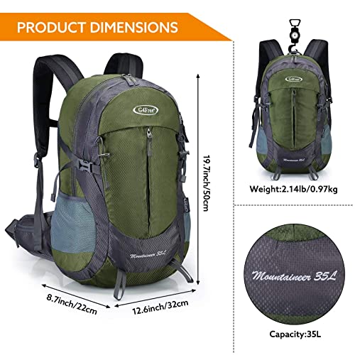G4Free - G4Free 35L Outdoor Sports Travel Daypack with Rain Cover -D02V647A