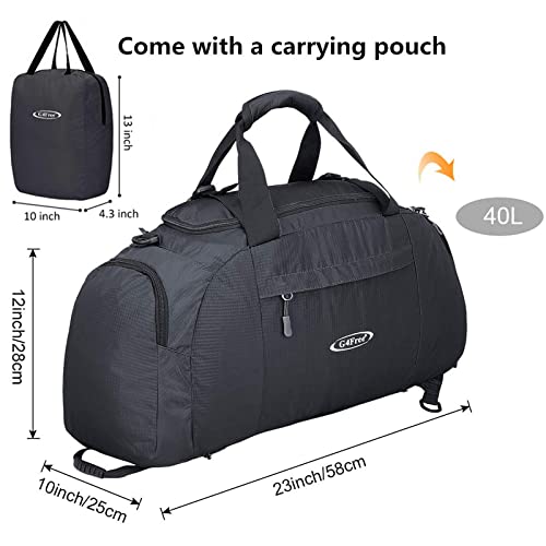 G4Free - G4Free 40L 3-Way Duffle Bag Backpack Gym Bag -D01V084A