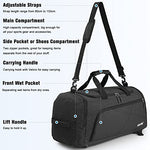 G4Free - G4Free 45L 3-Way Duffle Backpack with Wet Pocket & Shoes Compartment -TN22B071A