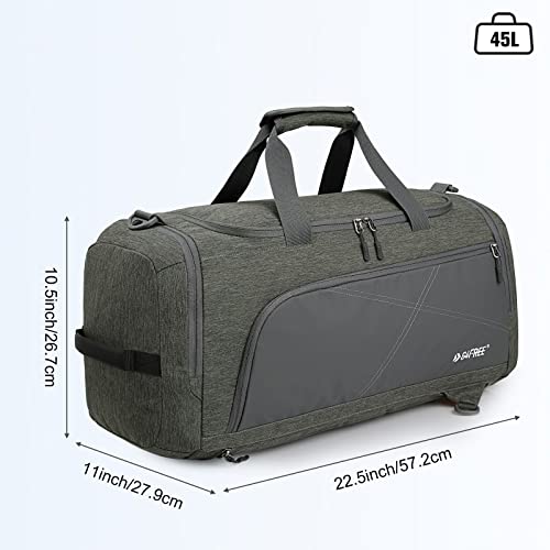 G4Free - G4Free 45L 3-Way Duffle Backpack with Wet Pocket & Shoes Compartment -TN22B071A
