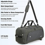 G4Free - G4Free 45L 3-Way Duffle Backpack with Wet Pocket & Shoes Compartment -TN22B071A