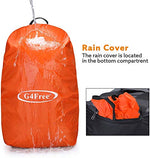 G4Free - G4Free 45L Waterproof Hiking Travel Backpack with Rain Cover -D02V648A