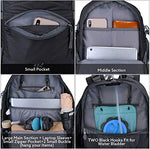 G4Free - G4Free 45L Waterproof Hiking Travel Backpack with Rain Cover -D02V648A