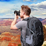 G4Free - G4Free 45L Waterproof Hiking Travel Backpack with Rain Cover -D02V648A