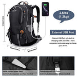 G4Free - G4Free 50L Hiking Backpack with Rain Cover for Men Women -D01V031A