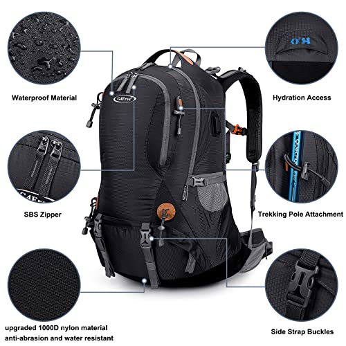 G4Free - G4Free 50L Hiking Backpack with Rain Cover for Men Women -D01V031A
