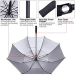 G4Free - G4Free 54/62/68 Inch UV Protection Auto Open Double Canopy Sun Rain Umbrella -D02V686A