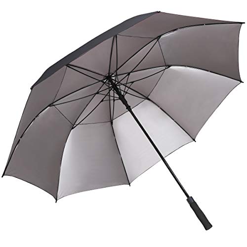 G4Free - G4Free 54/62/68 Inch UV Protection Auto Open Double Canopy Sun Rain Umbrella -D02V686A