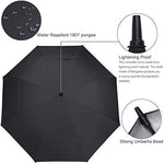 G4Free - G4Free 54/62/68 Inch UV Protection Auto Open Double Canopy Sun Rain Umbrella -D02V686A