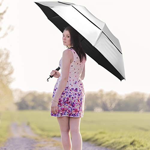 G4Free - G4Free 62 Inch Portable UV Protection Automatic Big Sun Umbrella -D02V737A