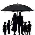 G4Free - G4Free 72 Inch Huge Double Canopy Vented Windproof Stick Umbrellas -D02V716A