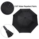 G4Free - G4Free 72 Inch Huge Double Canopy Vented Windproof Stick Umbrellas -D02V716A