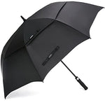 G4Free - G4Free Automatic Open Golf Umbrella Double Canopy Vented Stick Umbrellas -D01V066A