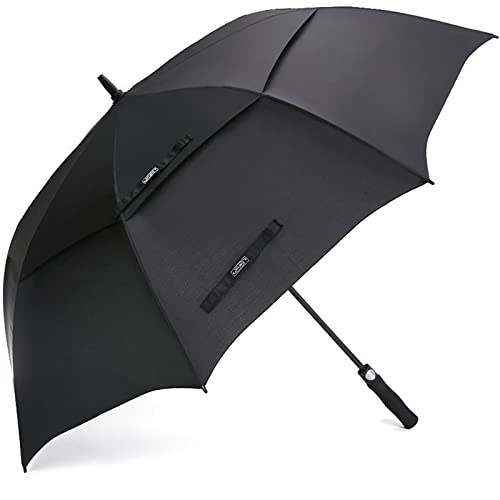 G4Free - G4Free Automatic Open Golf Umbrella Double Canopy Vented Stick Umbrellas -TN22A051A