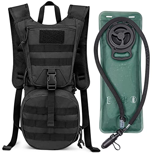 G4Free - G4Free Military Tactical Hydration Backpack with 3L Upgraded Bladder -D02V560A