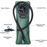 G4Free - G4Free Military Tactical Hydration Backpack with 3L Upgraded Bladder -D02V560A