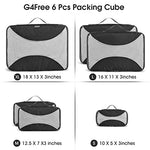 G4Free - G4Free Packing Cubes 6pcs Travel Accessories Organizers Travel Packing Bags -D10V005A