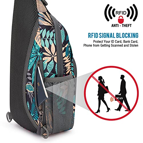 G4Free - G4Free RFID Sling Bag for Hiking Outdoor -TN22B091A