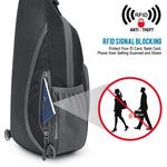 G4Free - G4Free RFID Sling Bag for Hiking Outdoor -TN22B091A