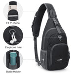 G4Free - G4Free RFID Sling Bag for Hiking Outdoor -TN22B091A