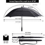 G4Free - G4Free Square Windproof Auto Open Stick Umbrella -D02V590A